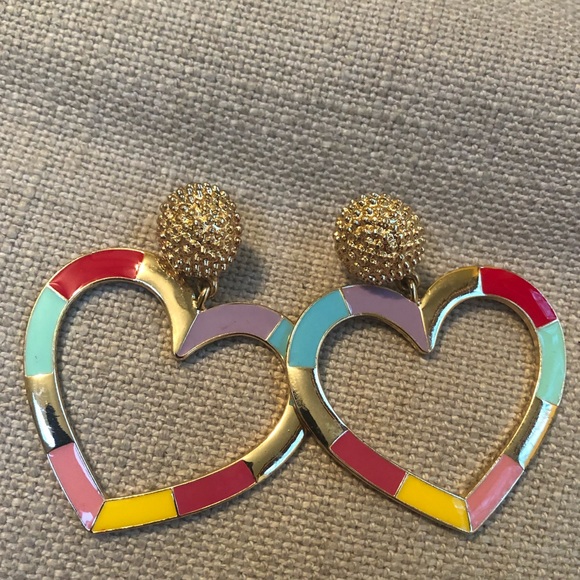 Pride Heart Earrings - Picture 2 of 3